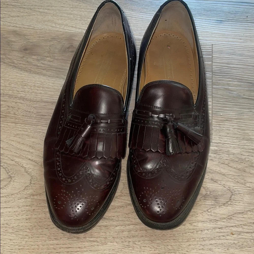 Johnston and Murphys Men's plum brown Loafers size 10